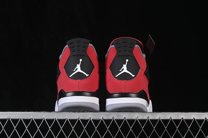 All categories Air Jordan Jordan series basketball shoes Air Jordan 4 LJR version Air Jordan 4 "Toro" AJ4 Joe 4 Big Red Bull replica basketball shoes FQ8138-600
